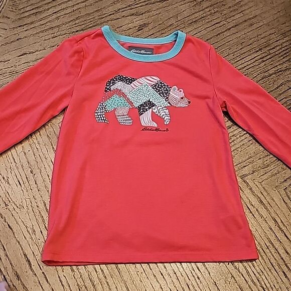 Eddie Bauer bear Cozy pj set girls 7/8 - Picture 2 of 12